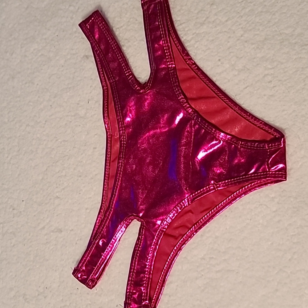 ALI EXPRESS pink metallic bottoms NWOT- One Size